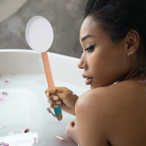 Bath Brush Shower Scrubber for Body Exfoliating Loofah and Applicator Back