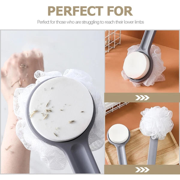 2 Pack Bath Ball Brush Exfoliating for Body Child Brushes Back Scrubber