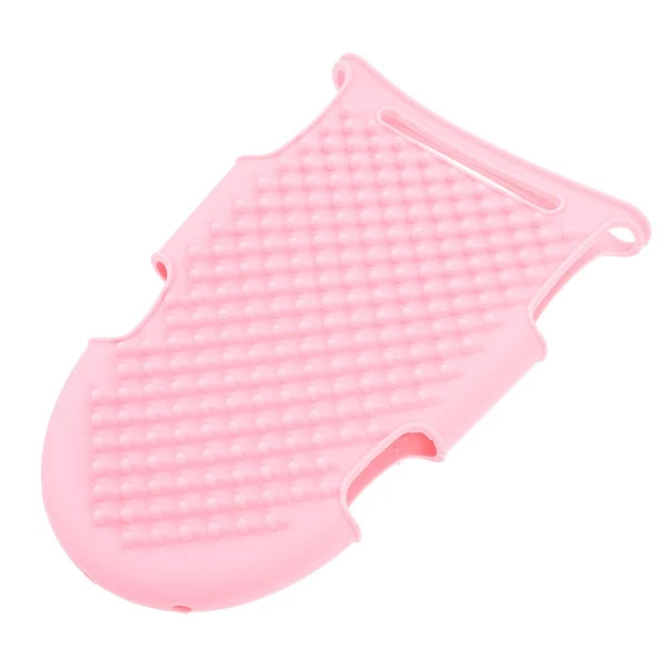 Bath Brush Elderly Miss Shower Scrubber for Body Soft Silicone Cleansing