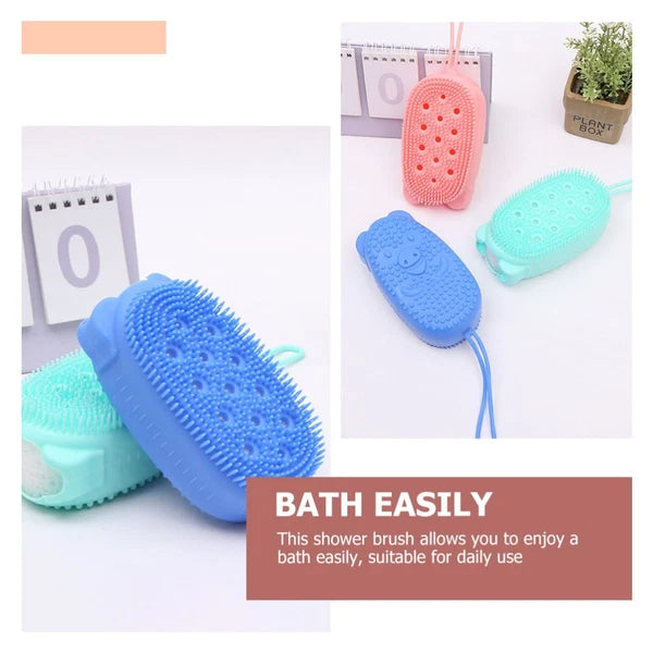 4 Pcs Scrub Brush Shower Scrubber for Body Child Baby Bath Brushes