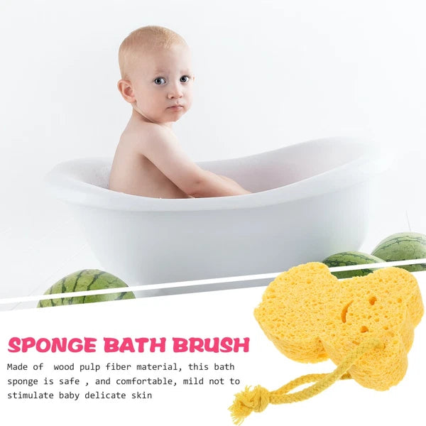 1Pc Baby Bath Sponge Bath Rub Cartoon Shower Sponge Infant Bathing Brush