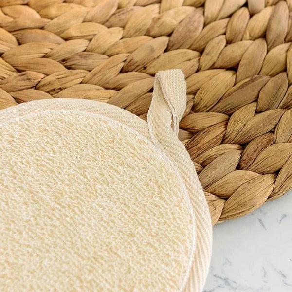 Natural Bath Pro Loofah Pad - Shower Sponge Body Scrubber Exfoliating Wash Pad'-