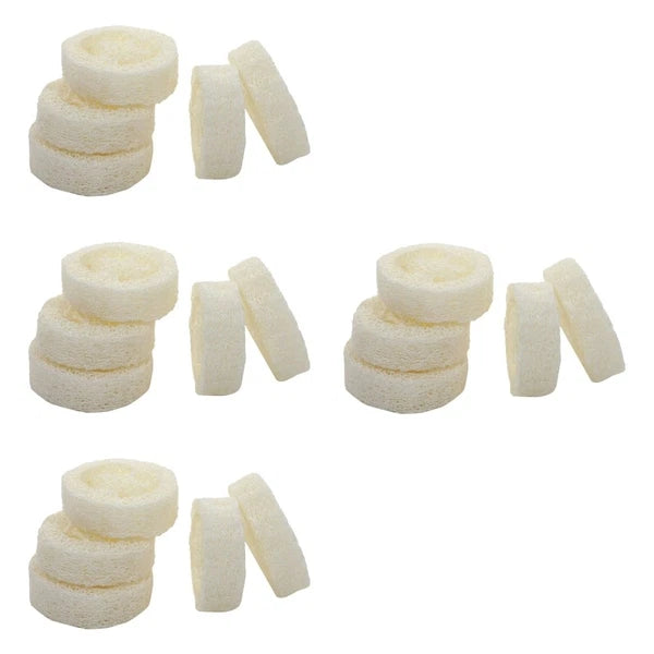 4 Pack Loofah Shower Brush Travel Body Sponge Bath Adults Back Scrubber
