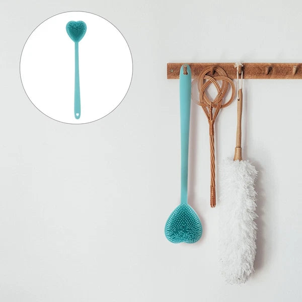 Heart-shaped Bath Brush Man Silicone Bathing Scrubber Shower Body