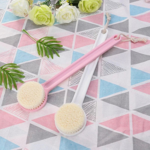 Dry Body Brush Exfoliating Body Brush Back Scrubber Brush Bristle Bath Brush