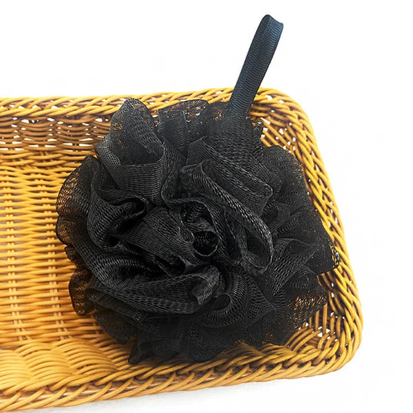 1PC Fiber and PE Material Scrubber Sponge Body Brush Puff Bath Shower Mesh Ball