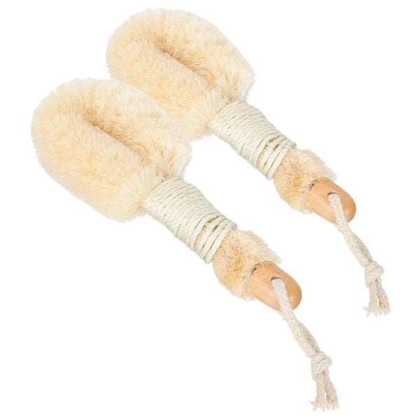 2 Pcs Silk Bath Brush Miss Body Exfoliator Shower Scrub Scrubber