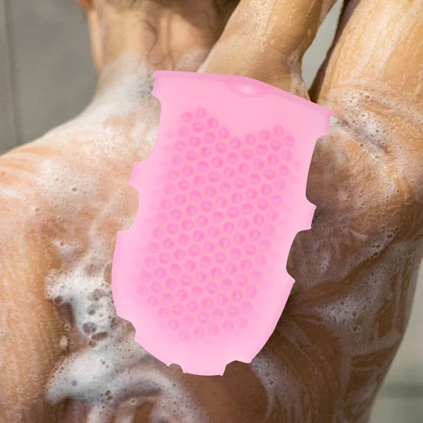 Miss Child Silicone Body Scrubber Shower Spa Mitt Exfoliator Brush