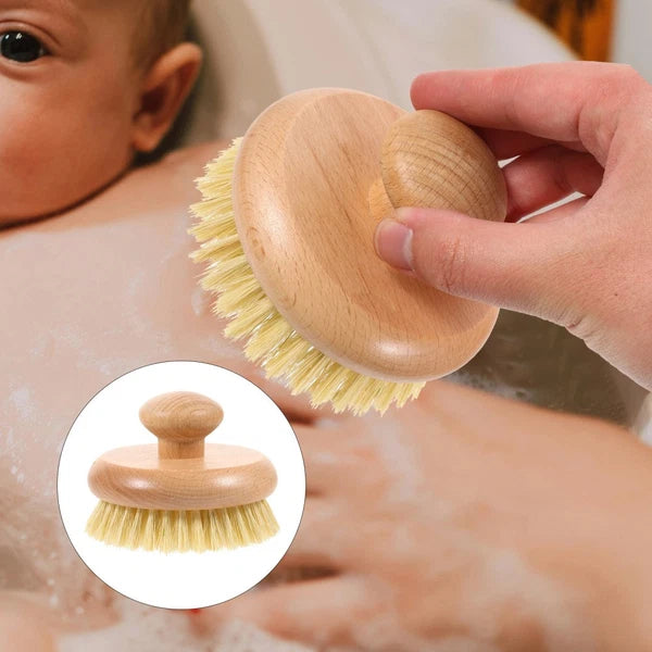 Bath Brush Shower Scrubber for Body Portable Handle Back Massage