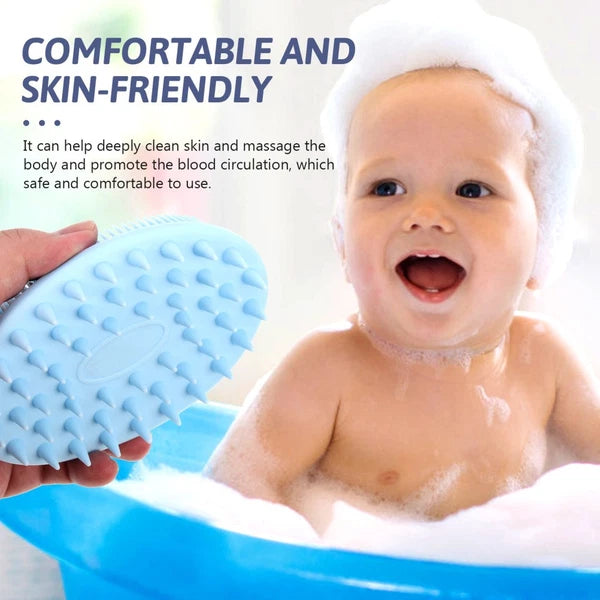 Silicone Bath Brush Scrubber Body Brushes for Shower Baby Shampoo