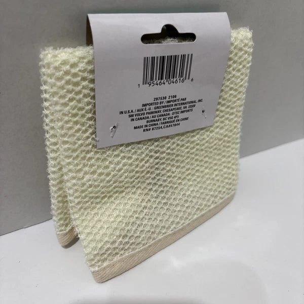 April Bath & Shower Exfoliating Washcloth Cream Scrub Spa Body Cloth Shower Bath