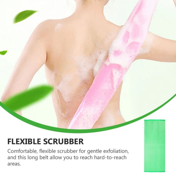 4 Pcs Bath Towel Exfoliating Back Scrubber for Shower Body Scrubbing Brush