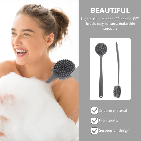 Bath Brush Skin Exfoliator Scrubber Silicone Elderly and Shower Brushes Body