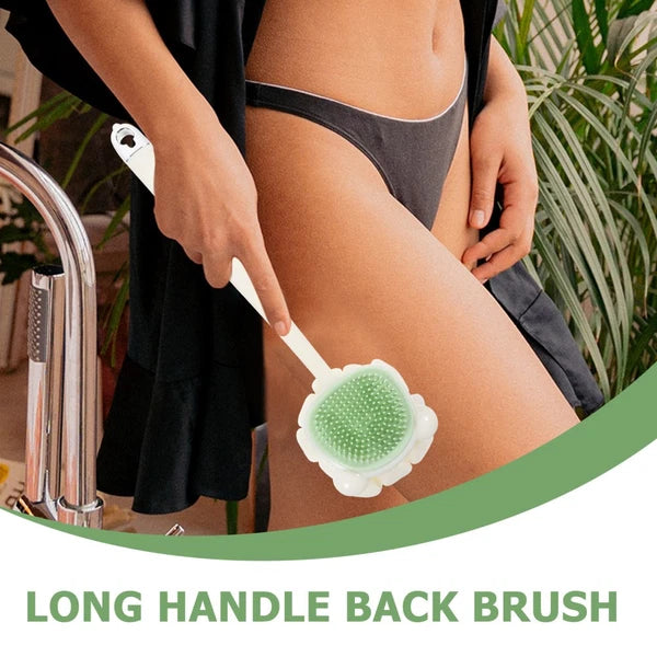 Scrub Brush Body Scrubber Shower Back Bathroom with Long Handle Long-handled
