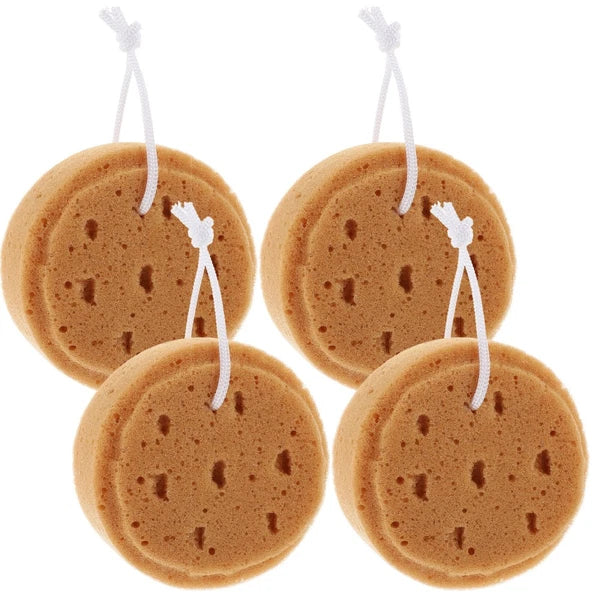 4 Pcs Bath Sponge Children's Bathing Tool Shower Scrubber for Body