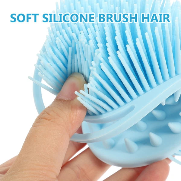 Bath Child Silicone Scrub for Body Shower Scrubber Soft