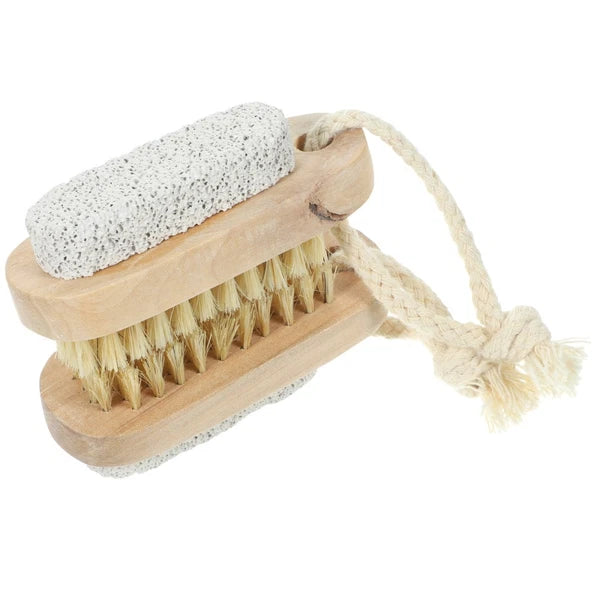 2 Pcs Double-sided Brush of Stepping Foot Bath Scrubber