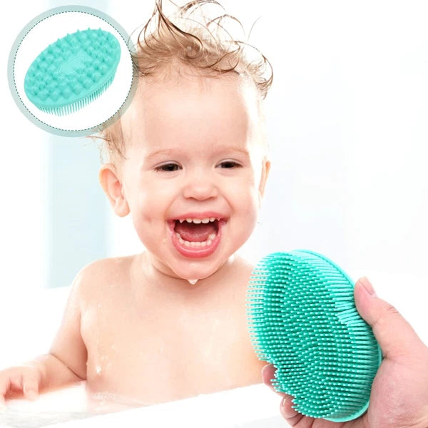 4 PCS Silicone Bath Brush Man Child Bathing Accessories Scrubbers