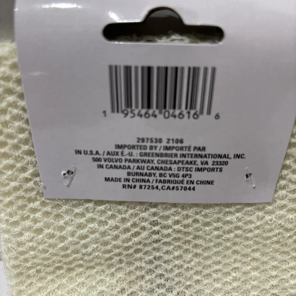 April Bath & Shower Exfoliating Washcloth Cream Scrub Spa Body Cloth Shower Bath