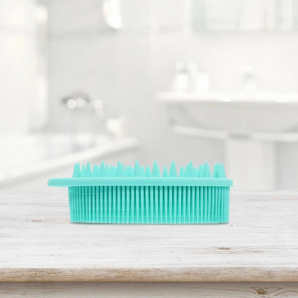 Bath Brush Silicone Body Shower Miss Work Shampoo Double-sided Cleaning