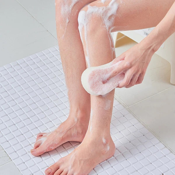 4PCS Shower Bath Brushes Bath Skin-Friendly Sponges Scrubbers Bathing Tools