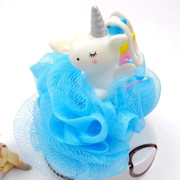 Popsicle Cute Shower Sponges Soft Bathing Scrub forKids Rainbow Baby Bath Sponge