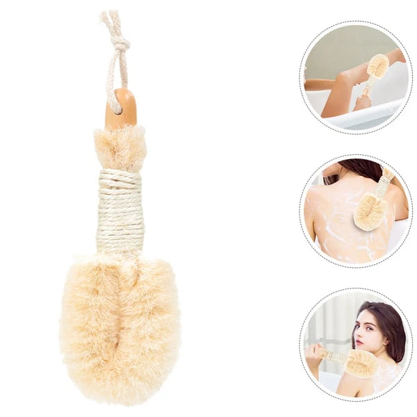 2 Pcs Silk Bath Brush Miss Body Exfoliator Shower Scrub Scrubber