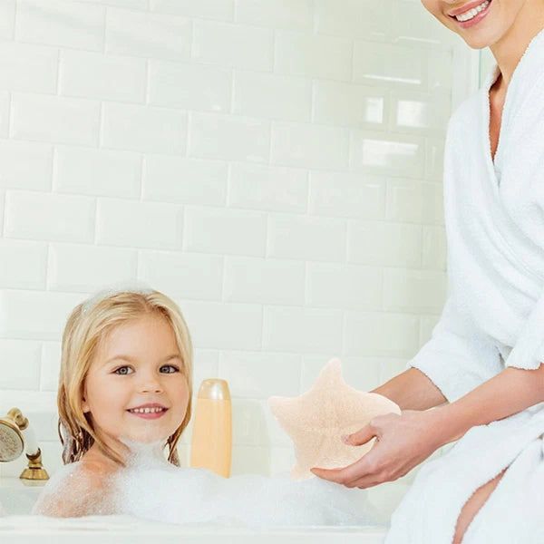 Sponge Bath Brush Toddler Newborn Cartoon Bathing Sponges for Kids