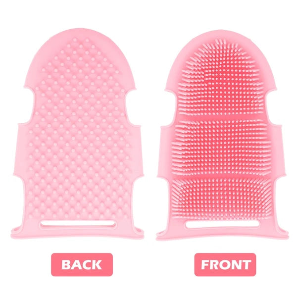 Bath Brush Elderly Child Soft Silicone Body Cleansing Scrubber for
