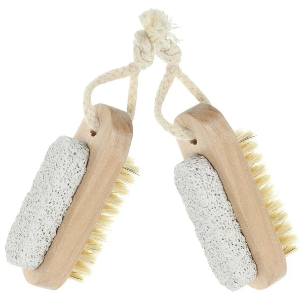 2 Pcs Double-sided Brush of Stepping Foot Bath Scrubber