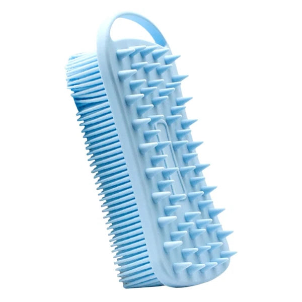 Silicone Bath Brush Shampoo Shower Scrubber for Nourishing