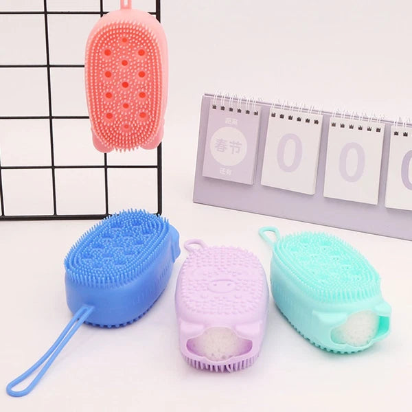 4 Pcs Scrub Brush Shower Scrubber for Body Child Baby Bath Brushes