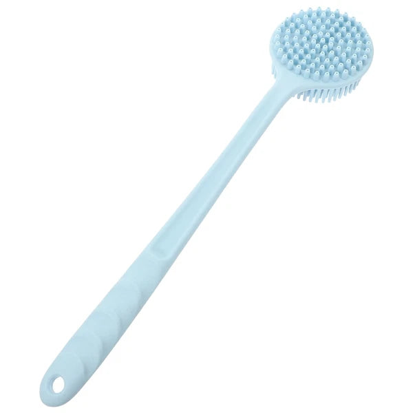 Silicone Bath Brush Back Cleaning Scrubber Man Washer Long Handle Shower