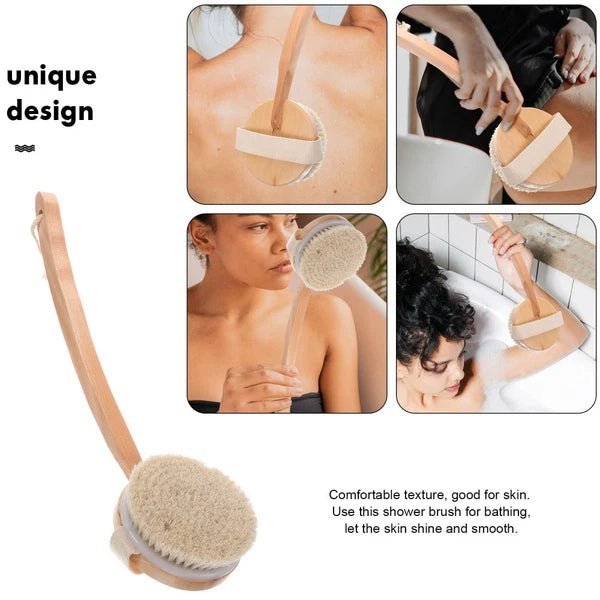 Bath Brush Back Scrubber Exfoliator Multi-functional Exfoliating Scrubbing
