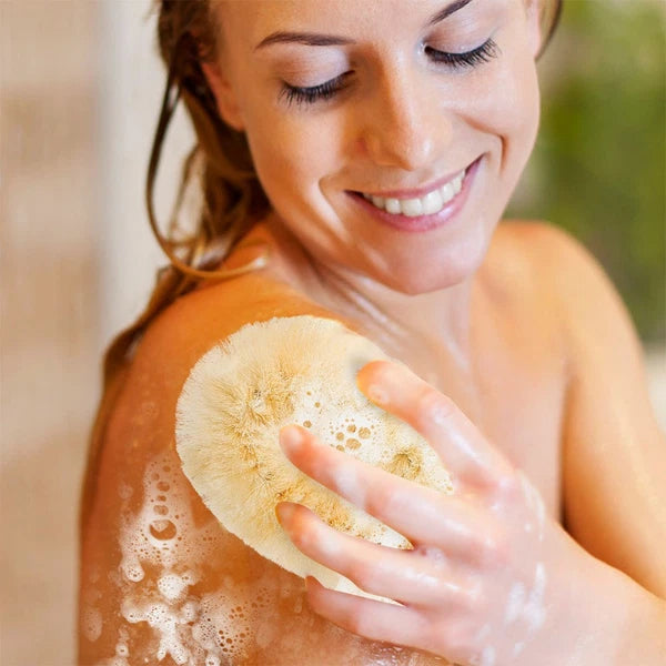2 Pcs Silk Bath Brush Miss Man Shower Cleaning Body Brushes for Scrubbers