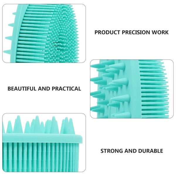 Bath Brush Silicone Body Shower Miss Work Shampoo Double-sided Cleaning