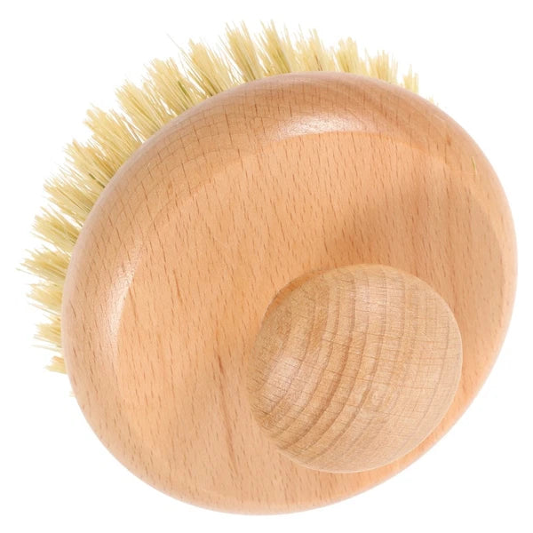 1pc Practical Round Handle Body Brush Easy Cleaning Brush Bathing Supplies