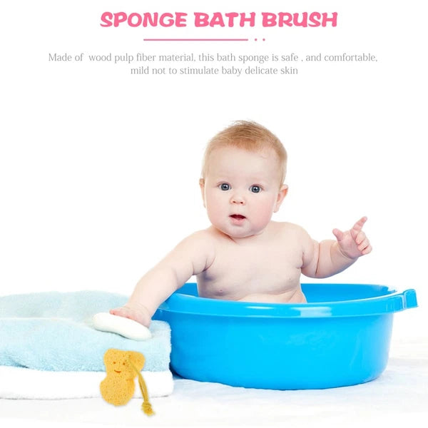1Pc Baby Bath Sponge Bath Rub Cartoon Shower Sponge Infant Bathing Brush