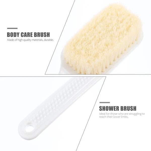 Back Scrub Brush Bath Bathing Accessories Long Handle for Shower Soft