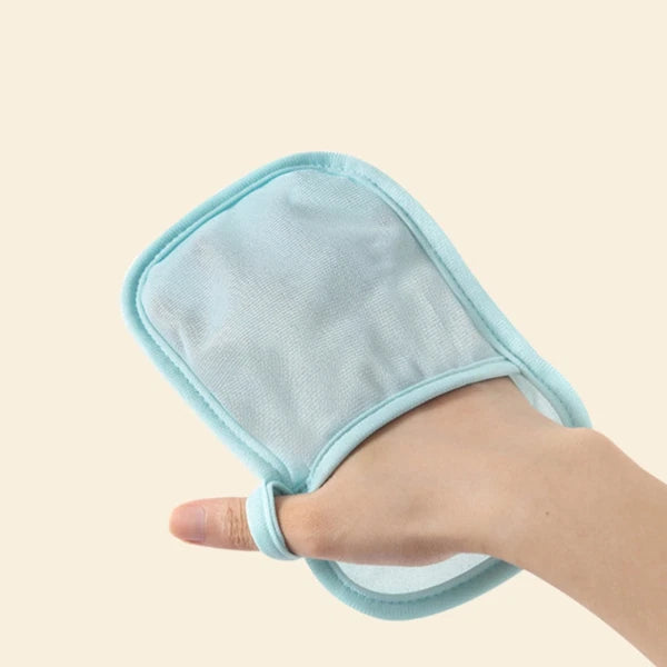 4 Pcs Bath Gloves Exfoliating Baby Child Gentle Scrub Cotton Brush