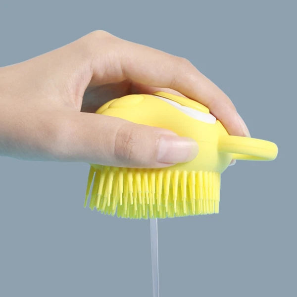 3 Pcs Silicone Bath Brush Newborn Toddler Infant Massage Scrubber