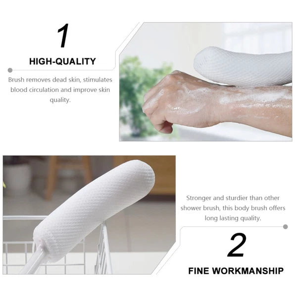Net Shower Brush Bath Back Scrubbing Baby Bathroom Cleaning for Body Men