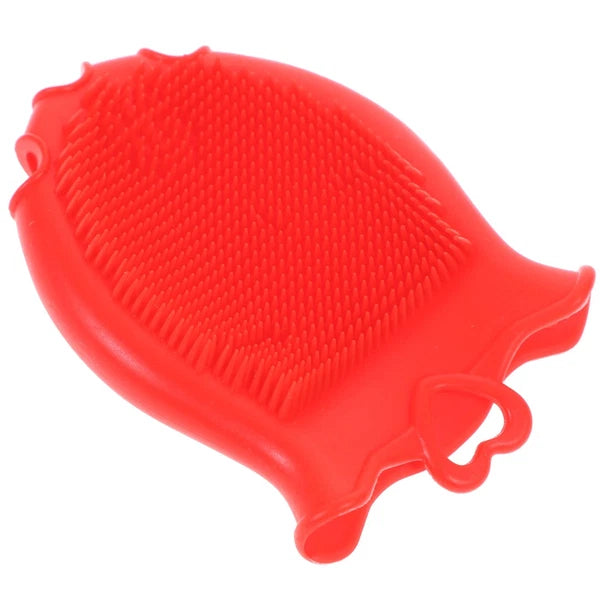 Silicone Shampoo Brush Bath Shower Baby Child Brushes for Exfoliating Scrubber