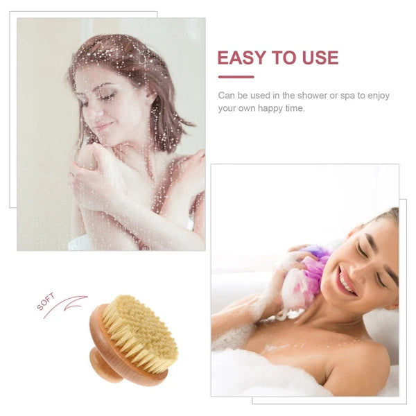 Skin Exfoliator Scrubber Dry Brushing Body Bath for Bathroom Scrubbing