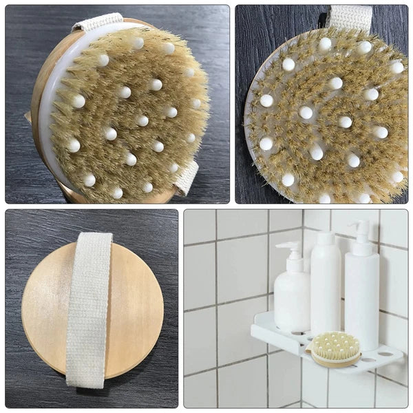 Bath Brush Shower Scrubber Back Exfoliator Massage Body Bathing Supply