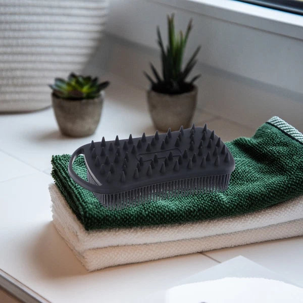 Bath Brush Man Travel Silicone Scrubber Body Shower for Cleaning