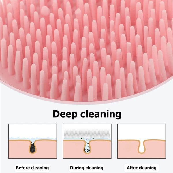 Bath Brush Exfoliating Body Scrubber Dad Back Shower Bathroom Scrubbing