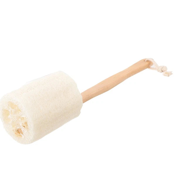 Sponge A Stick Loofah Shower Brush Body Scrub Bathroom Scrubbing