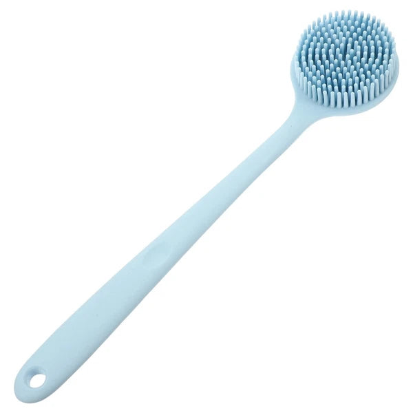Silicone Bath Brush Man Back Cleaning Scrubber for Shower Long Handle