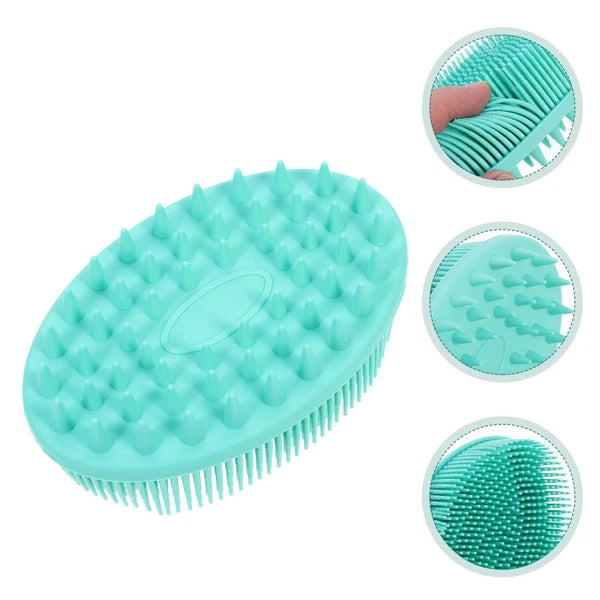 4 PCS Silicone Bath Brush Man Child Bathing Accessories Scrubbers